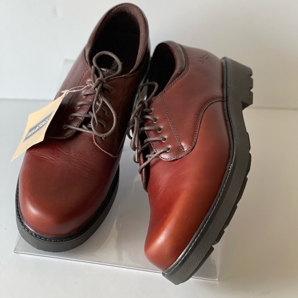 Deer Stags Comfort Footwear Men’s Brown Leather Oxford Boots Brentwood, 10W main image 13